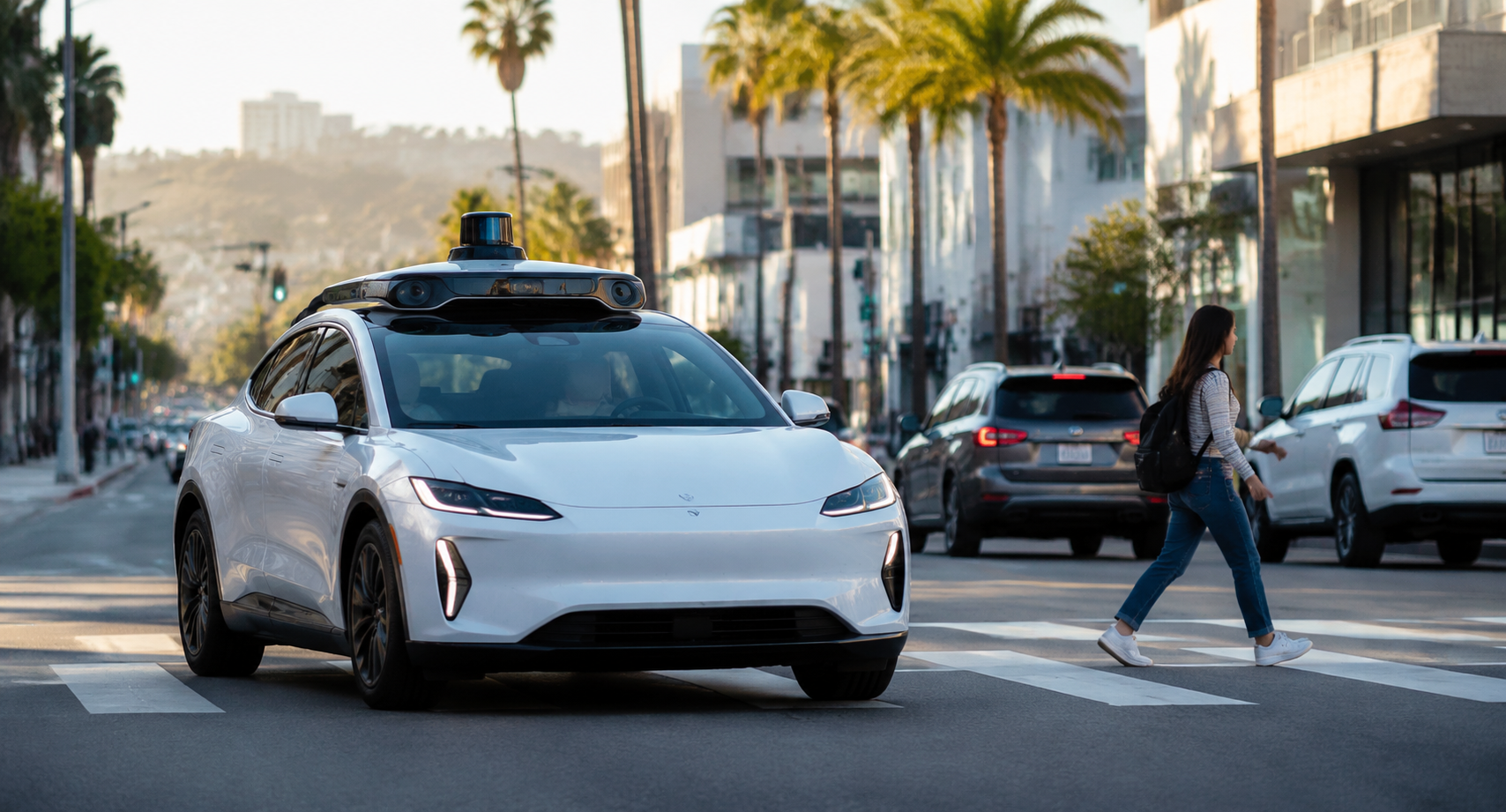 Accidente con robotaxi autónomo en California