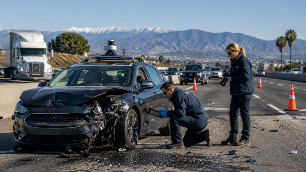 Accidente causado por falla de sistema ADAS en California